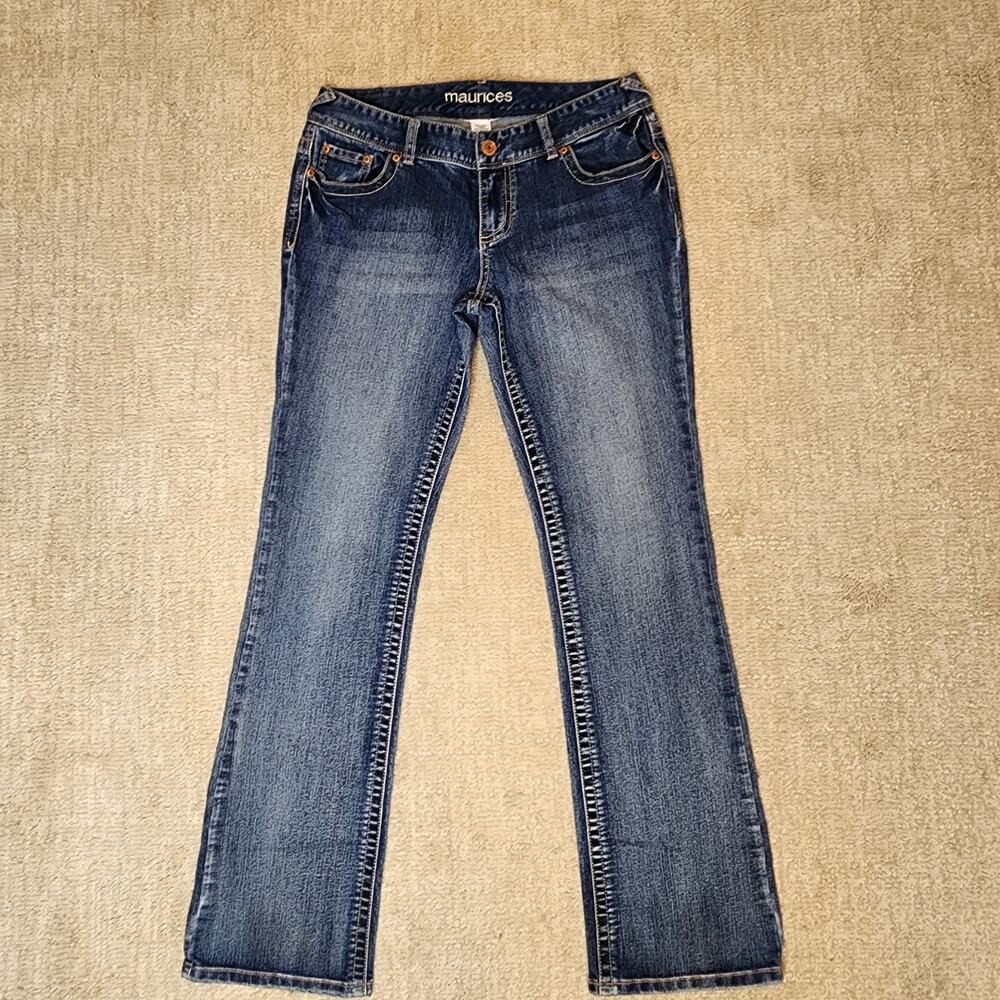 Maurices Straight Denim Low Rise Jeans Women's Size 7 8 Regular
